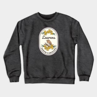 Laurens South Carolina Wren SC Tourist Souvenir Crewneck Sweatshirt